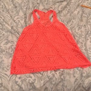 Salmon swimsuit cover up